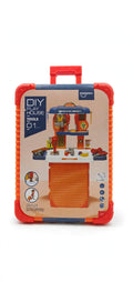 2 in 1 DIY Play House Tools Service Depot - Kids Workbench Playset