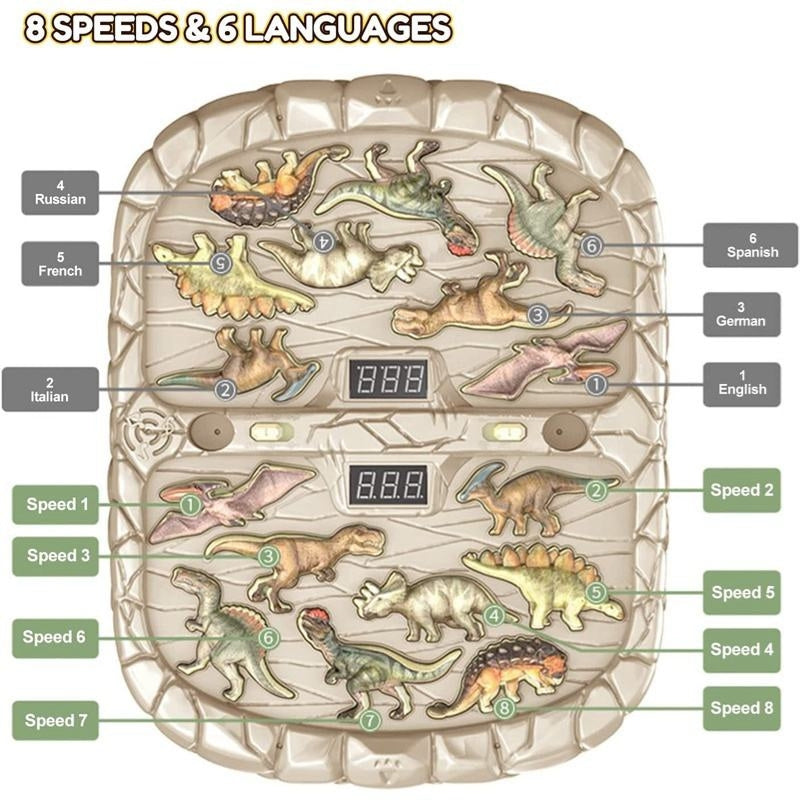 Whack A Mole – Dinosaur Duel Edition