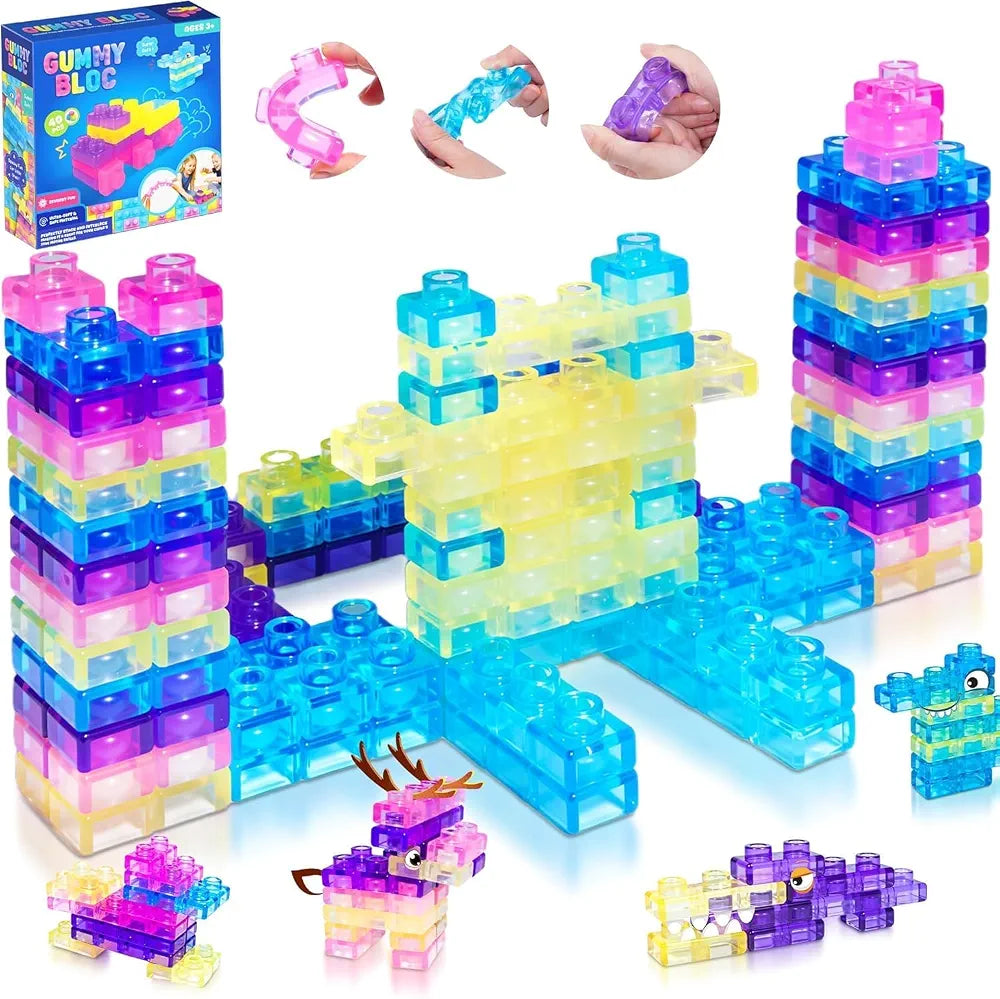 Soft Magic Gummy Building Blocks