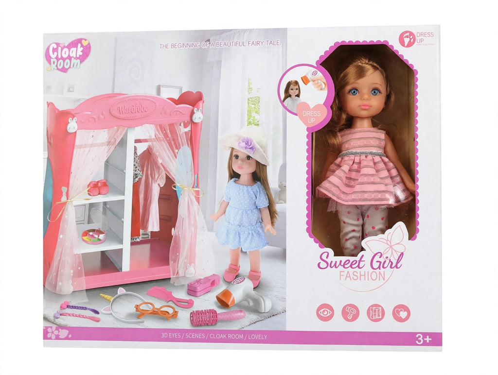 Sweet Girl Fashion Doll Playset