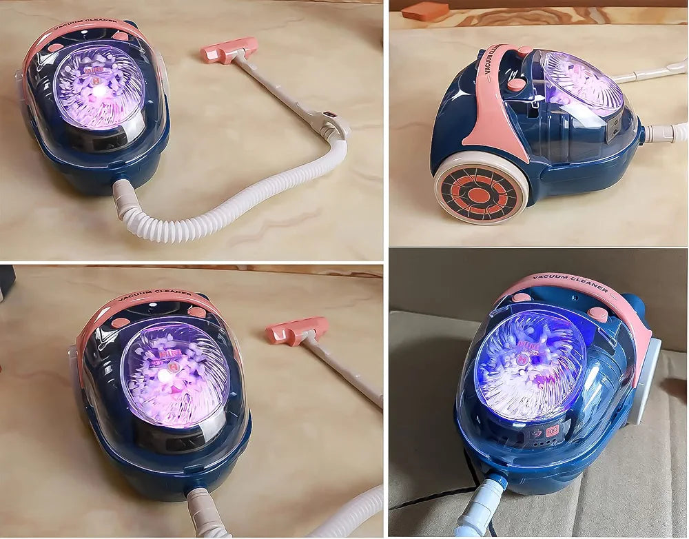 Kids Vacuum Cleaner Toy – Realistic Home Appliance Playset
