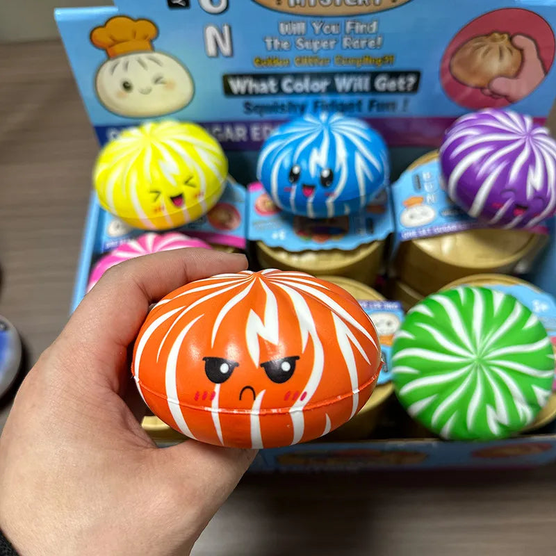 Cartoon Dumpling Steamed Bun Squishy
