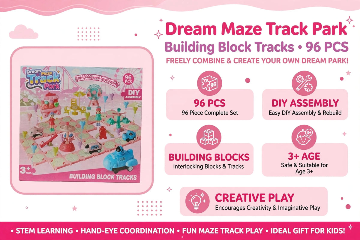 Dream Maze Track Park - Building Block Tracks