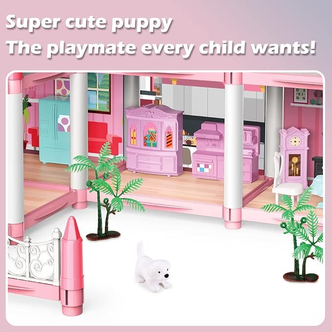 9 Rooms 3 Story Doll House