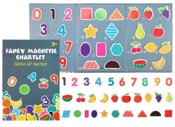 Fruits Numbers Early Educational Fancy Magnetic Chartlet Foam Puzzle Child Toys