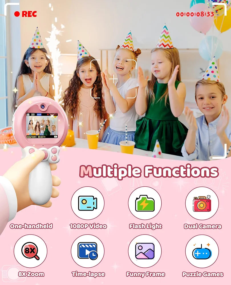 TEKFUN Kids Camera Toy for Girls 