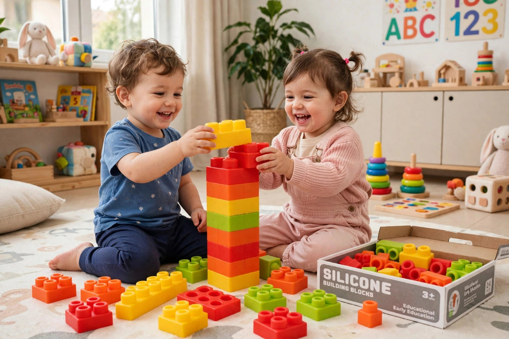Premium Silicone Building Blocks For Kids