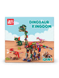Dinosaur Kingdom 12-in-1 Building Blocks Set