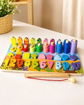 6-in-1 Wooden Montessori Learning Board