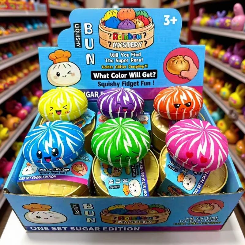Cartoon Dumpling Steamed Bun Squishy