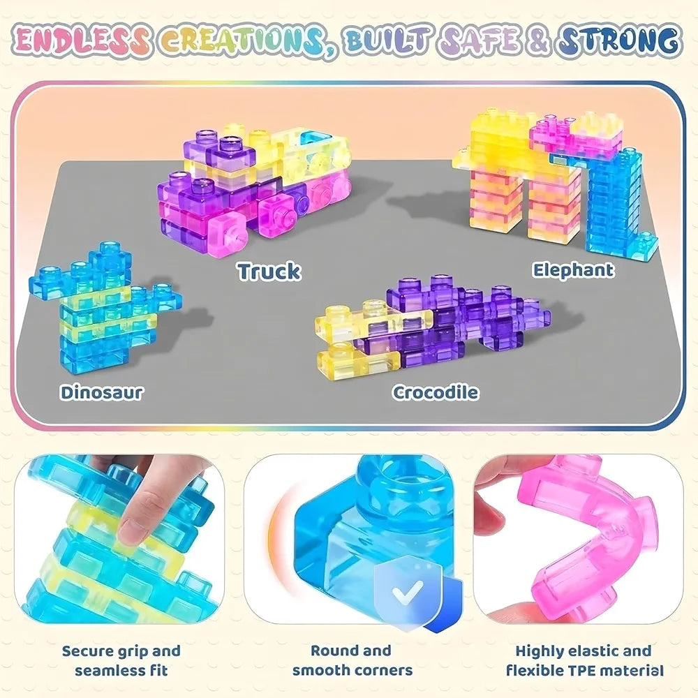 Soft Magic Gummy Building Blocks