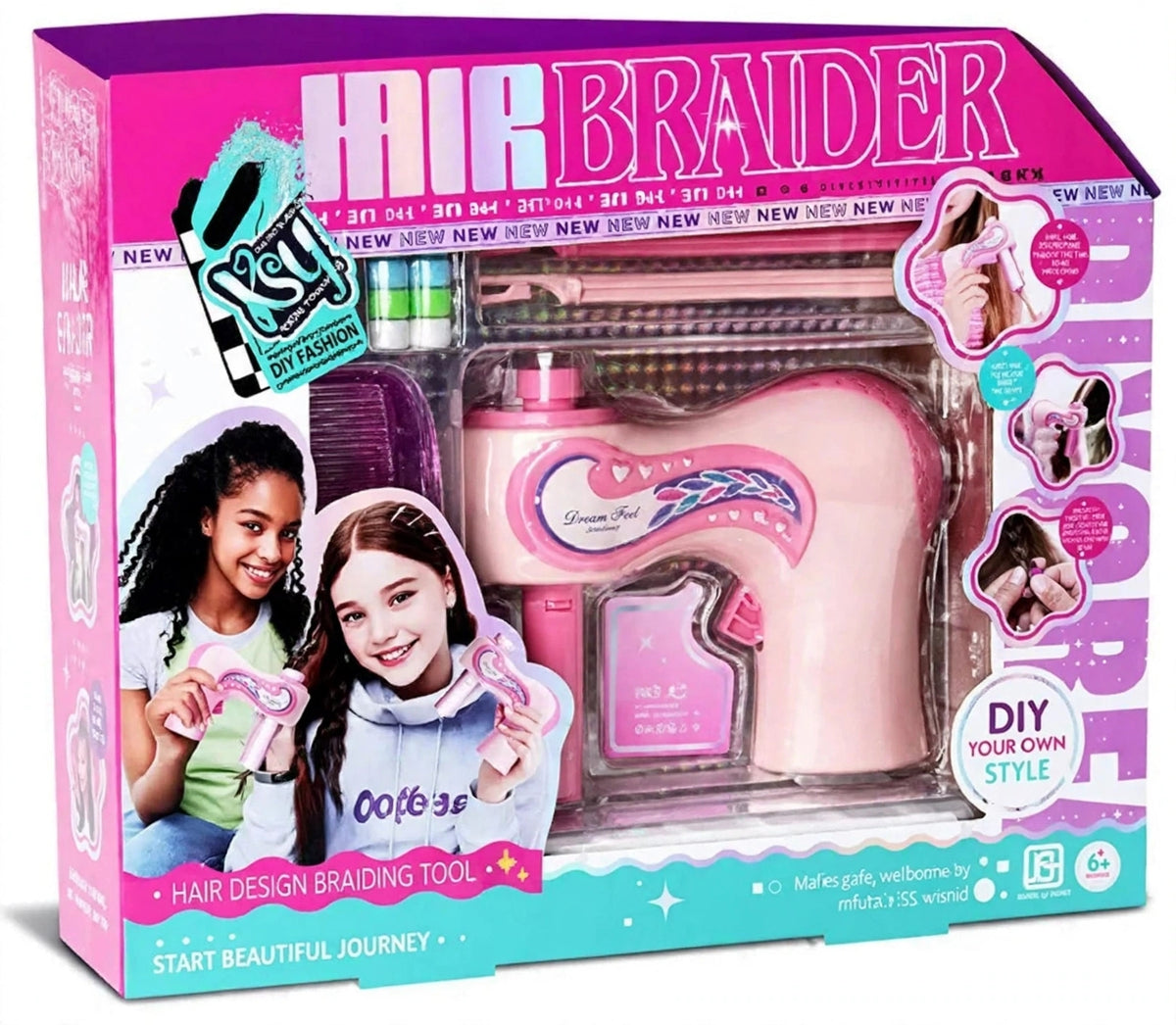 DIY Hair Braider Set – Automatic Hair Braiding & Styling Kit for Girls