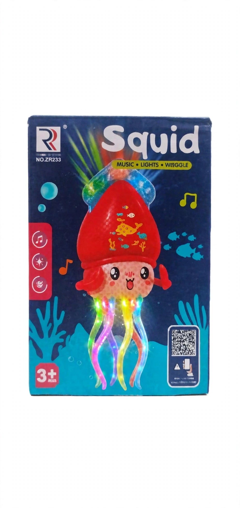 Squid Dancing Toy – Music, Lights & Wiggle