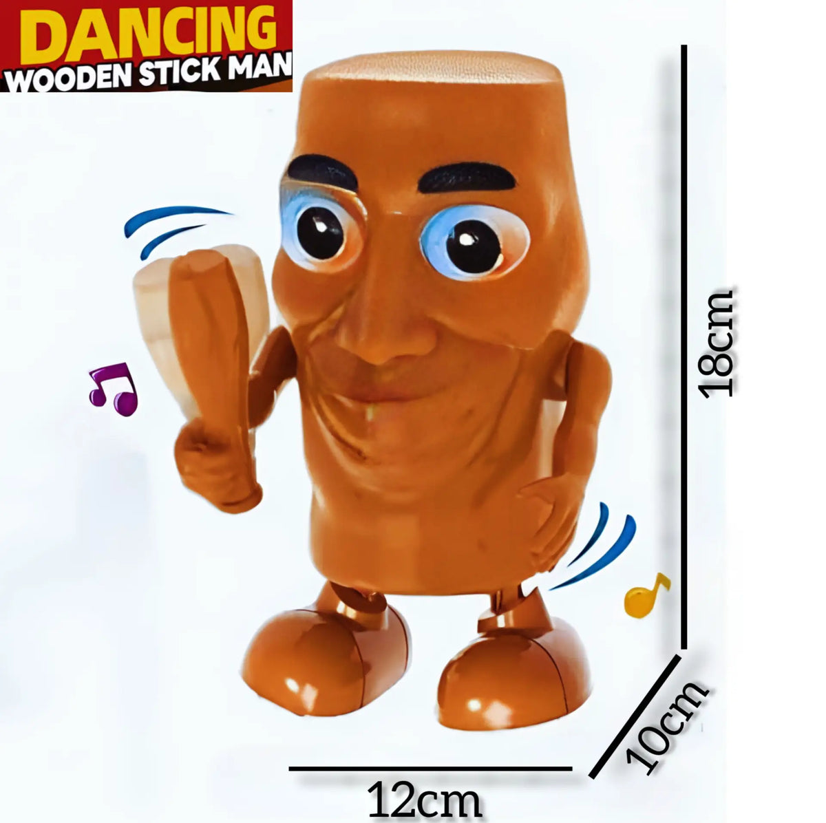 Dancing Wooden Stick Man Toy