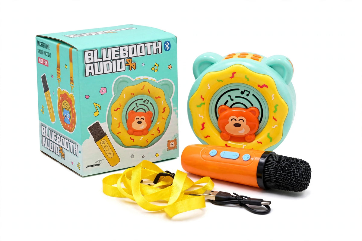 Donut Bear Bluetooth Audio Karaoke Set