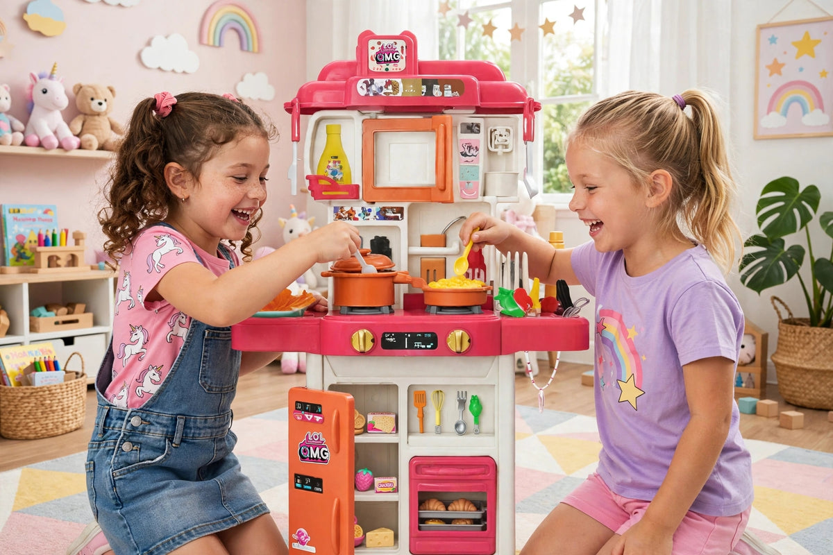 LOL Surprise OMG Kitchen Playset - 23 Pieces