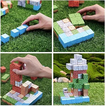 Knick Knack Magnetic World Building Blocks Set