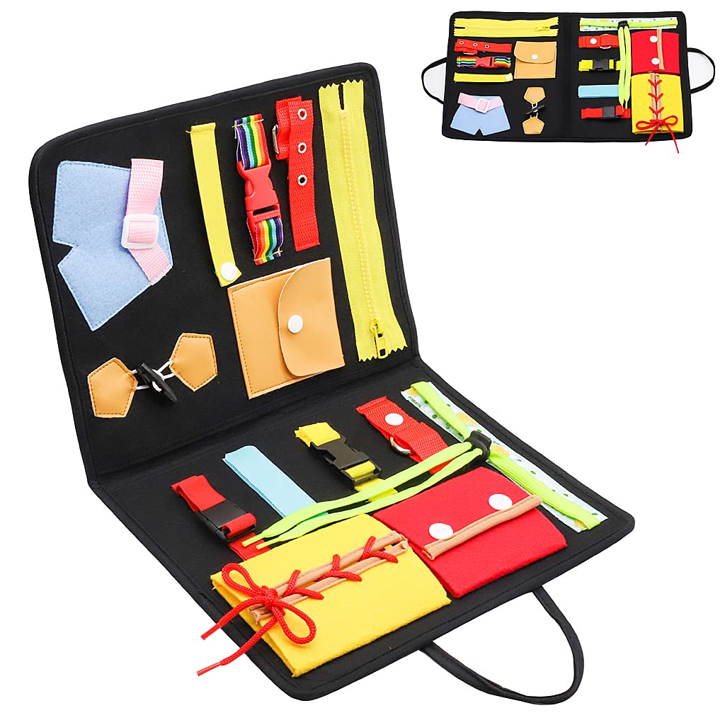 Montessori Activity Busy Board Bag