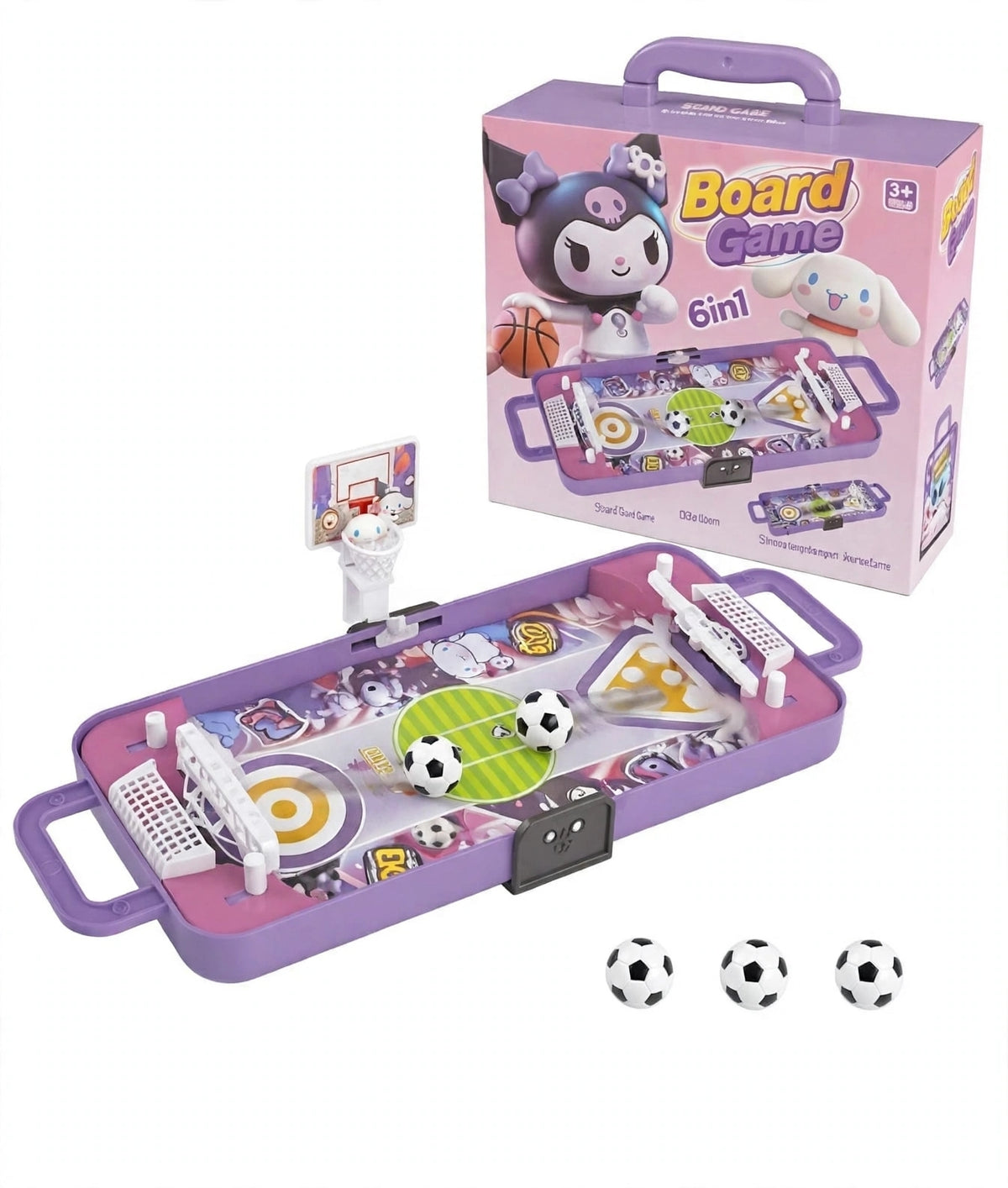 6 in 1 Board Game – Portable Tabletop Sports Set