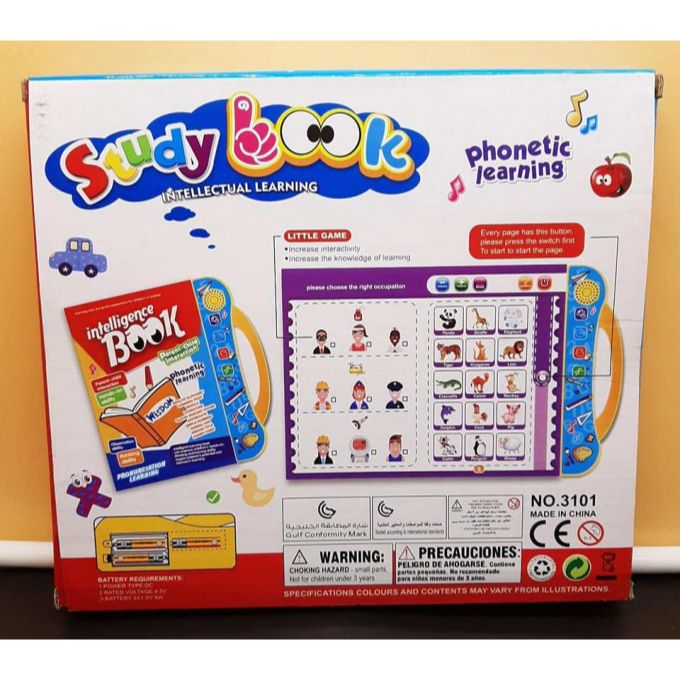 Study Book Intellectual Learning For Kids