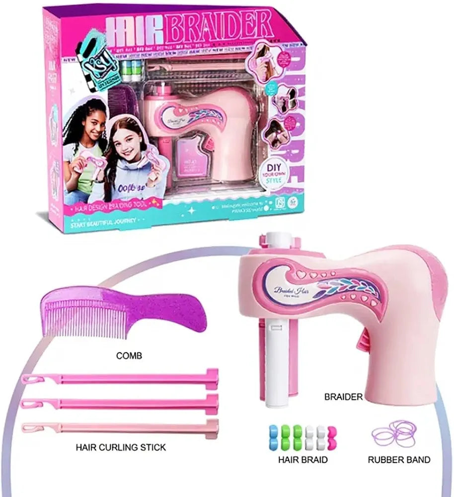DIY Hair Braider Set – Automatic Hair Braiding & Styling Kit for Girls