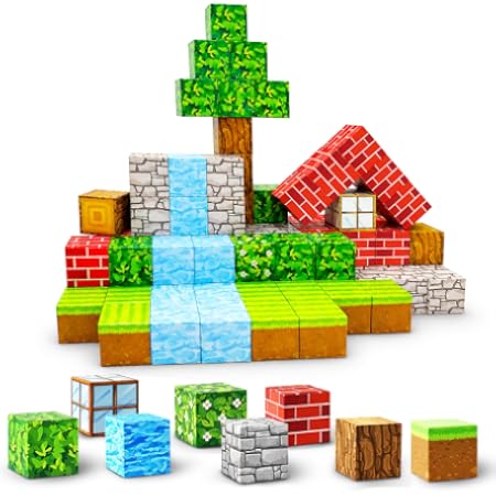Knick Knack Magnetic World Building Blocks Set