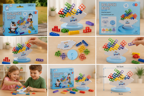 Balance Boat Puzzle Game (Mini Size) by ZD