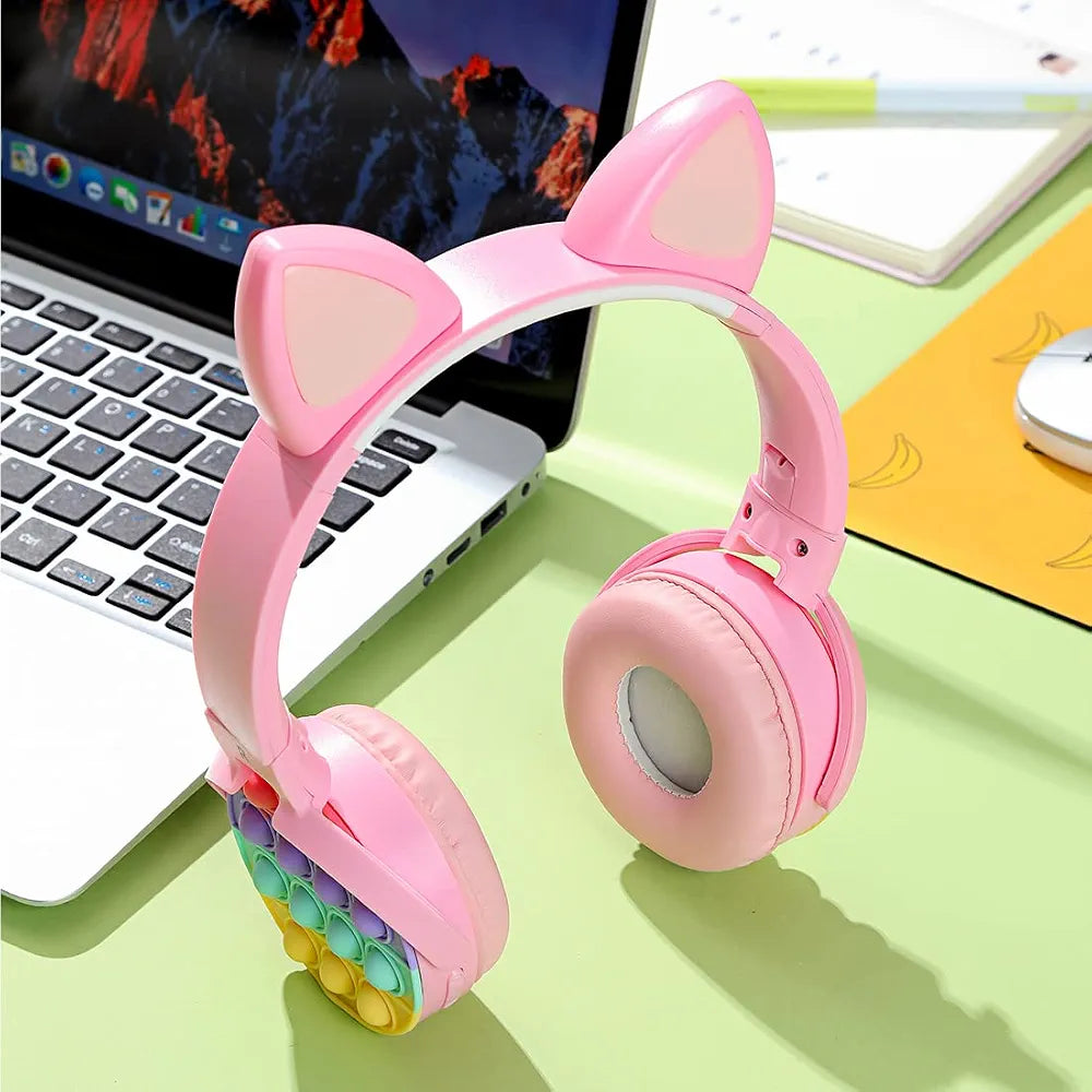 Rainbow Pop-On-It Bluetooth Headphones