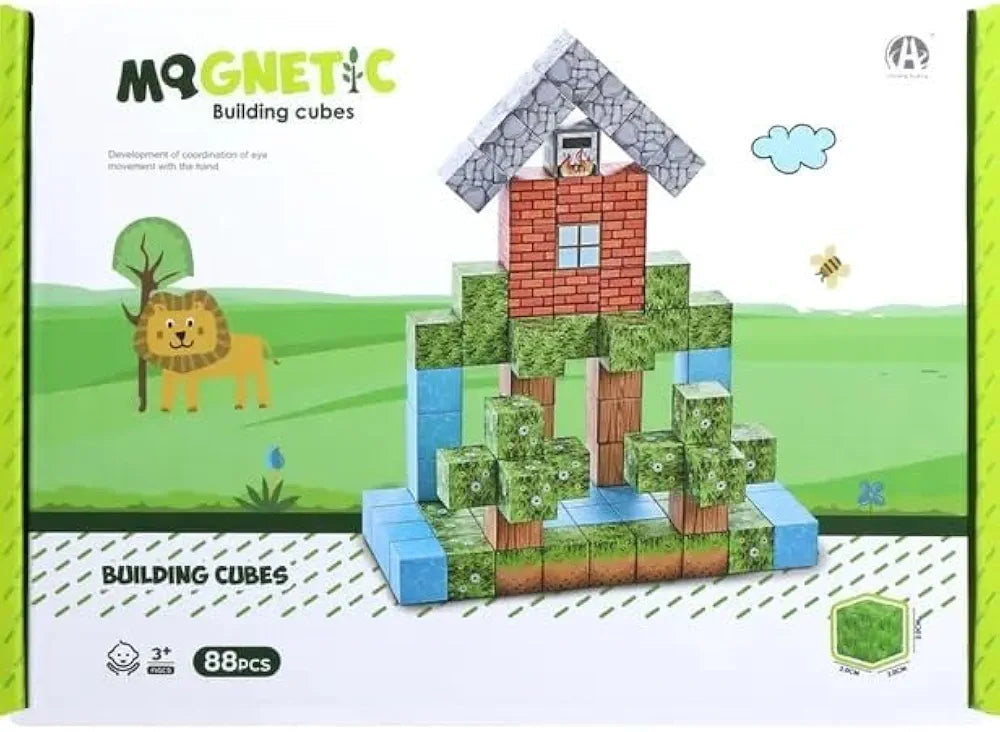 Knick Knack Magnetic World Building Blocks Set