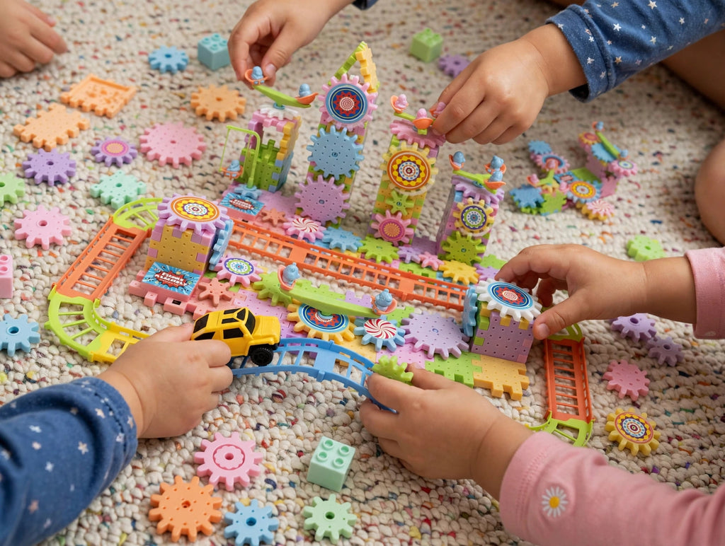DIY Building Blocks Gear Wheel  210 PCS (AEROPLANE SET)