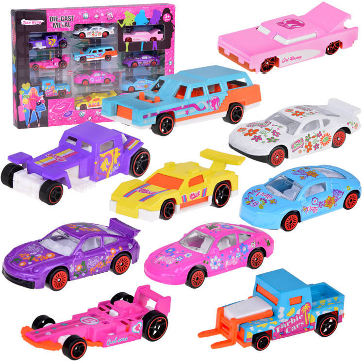 Die-Cast Metal Car Set - Multi Color