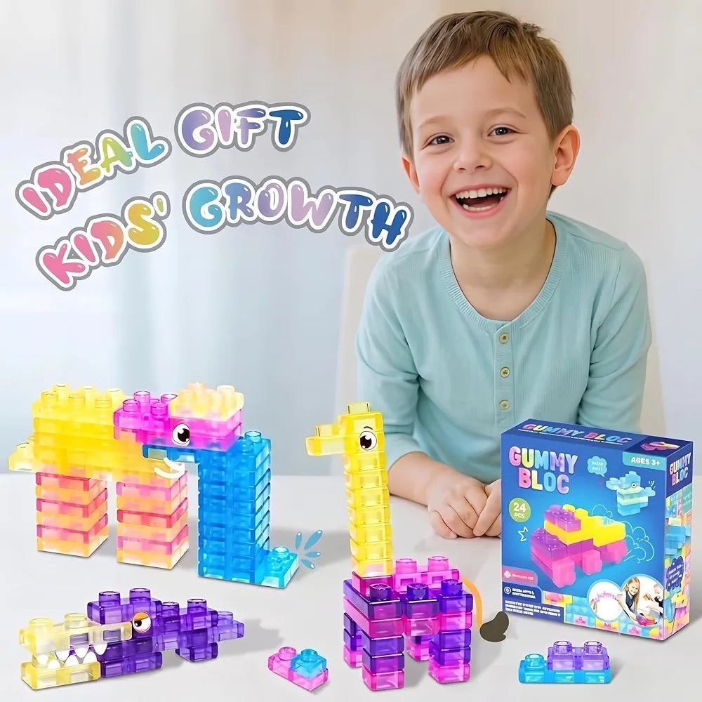 Soft Magic Gummy Building Blocks