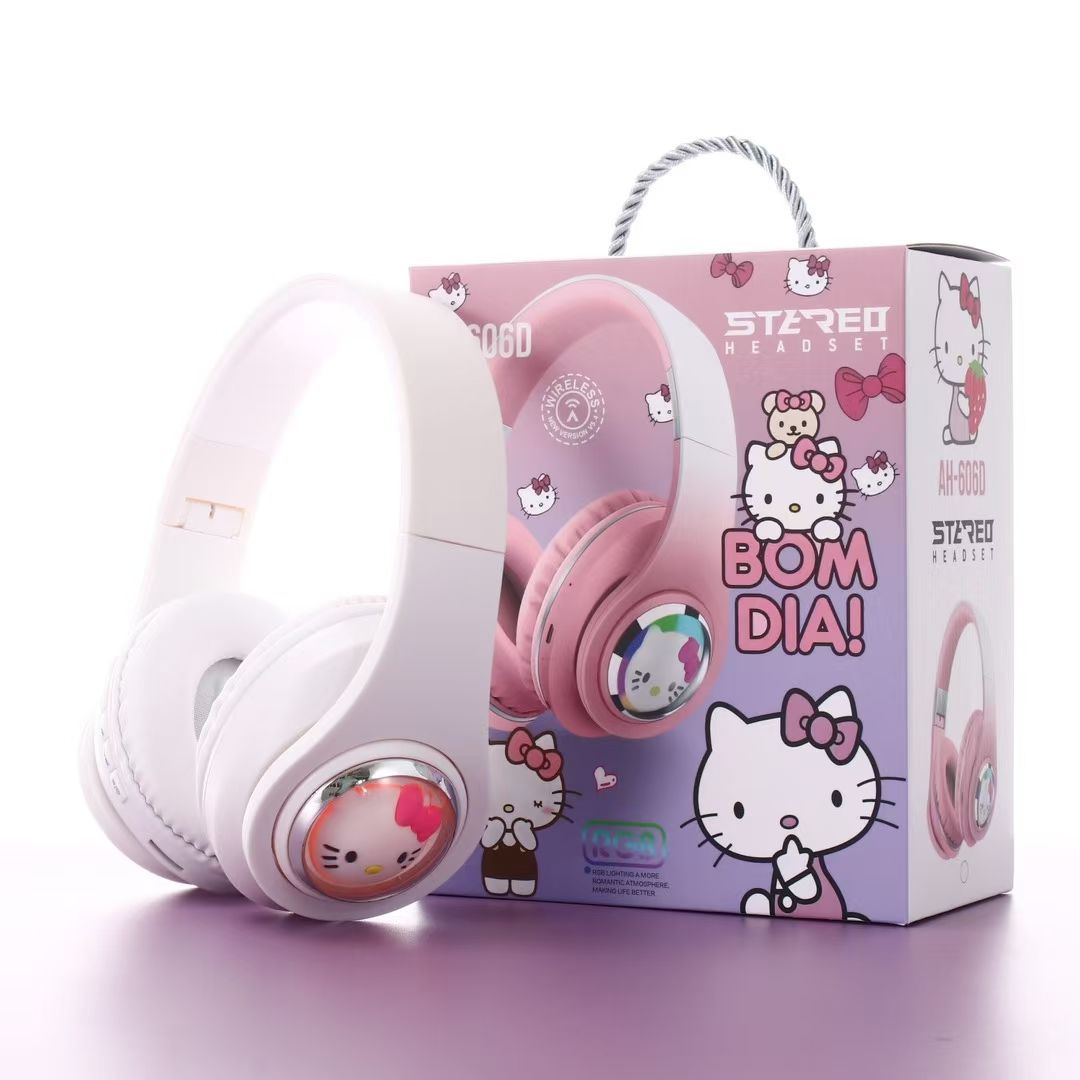 Hello Kitty AH-606D BOM DIA! Headphones