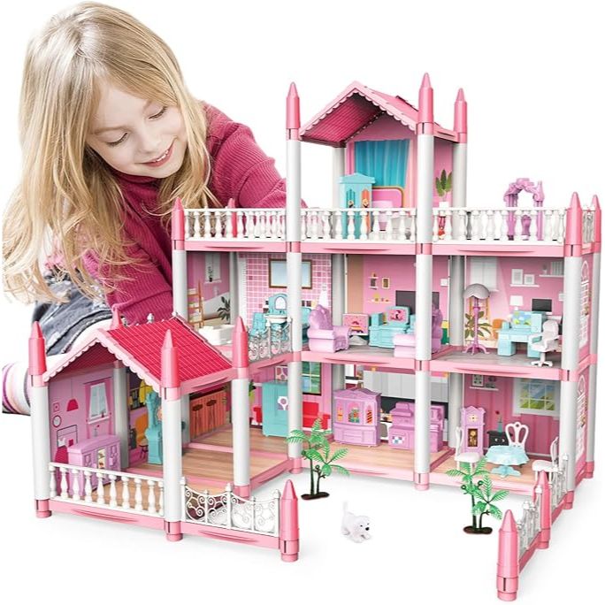 9 Rooms 3 Story Doll House