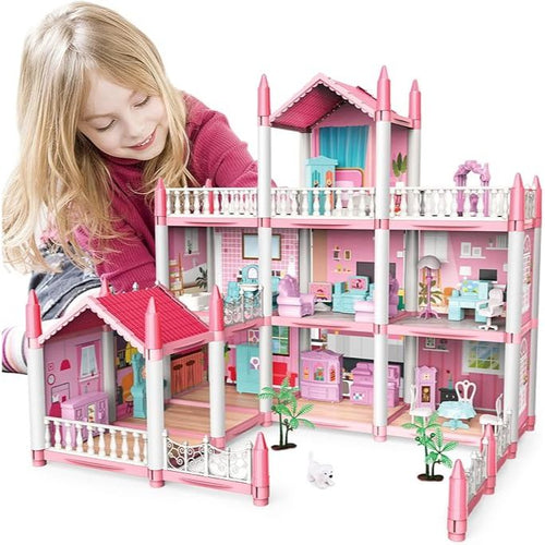 9 Rooms 3 Story Doll House