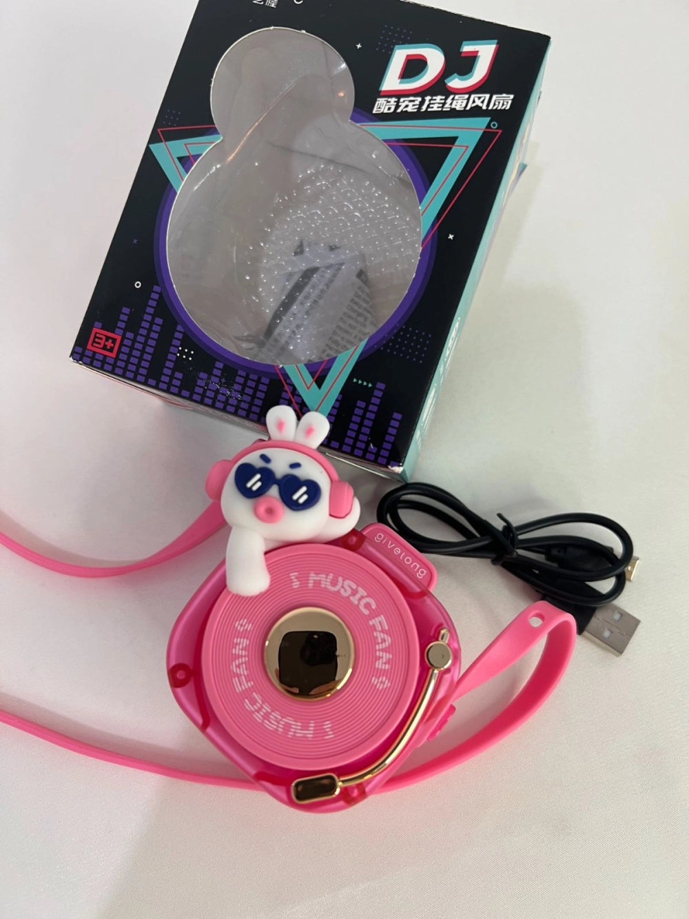 DJ Cool Pet Summer Portable USB Fan