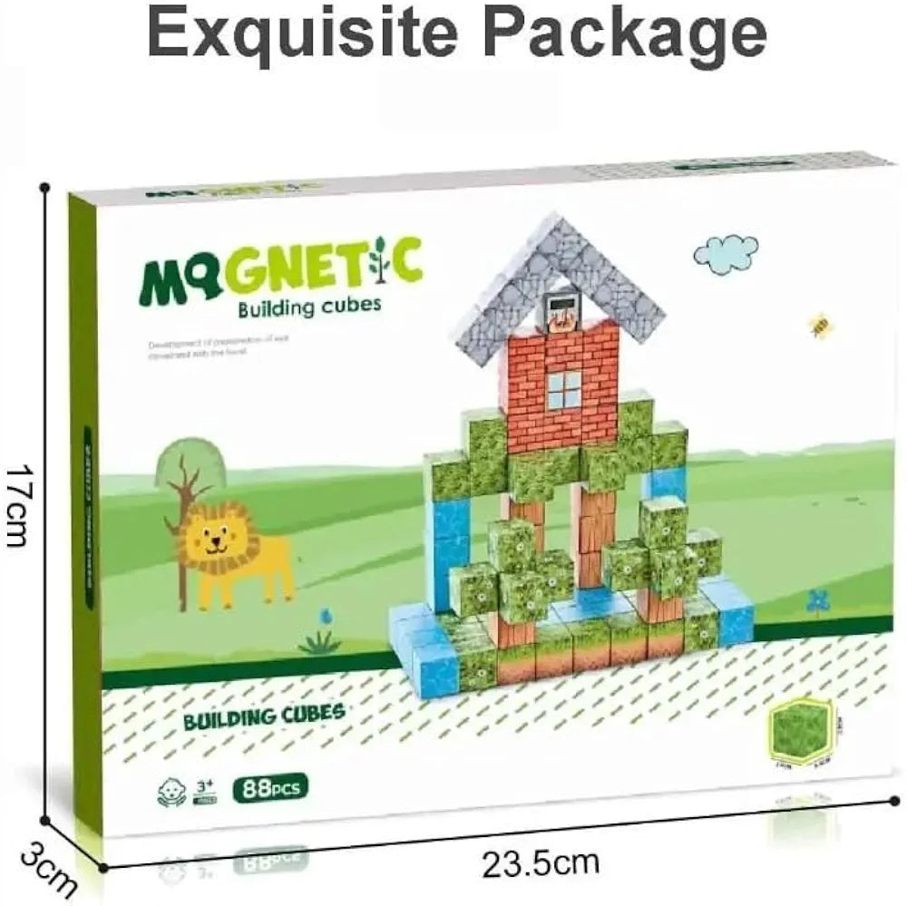 Knick Knack Magnetic World Building Blocks Set
